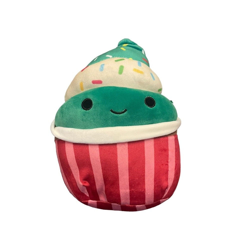 Squishmallow 8" Chantal The Cupcake - Christmas Official Kellytoy
